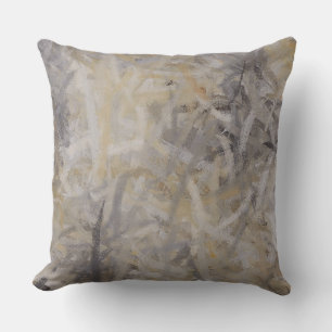 Grey Abstract Cushion