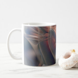 Grey Abstract Marble Texture Throw Pillow Coffee Mug