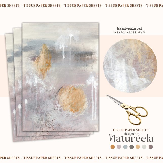 Grey Abstract Pattern Decoupage Tissue Paper (Creator Uploaded)