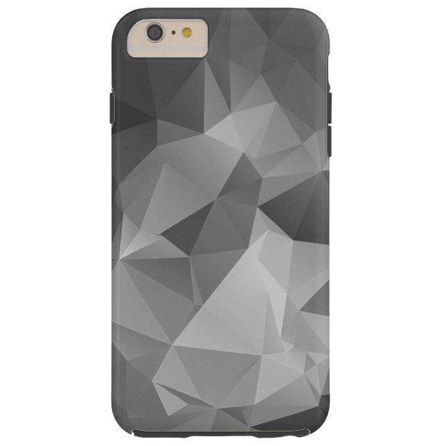 Grey Abstract Pyramid Art Case-Mate iPhone Case (Back)