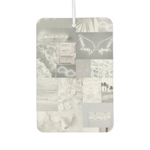 Grey Aesthetics Car Air Freshener