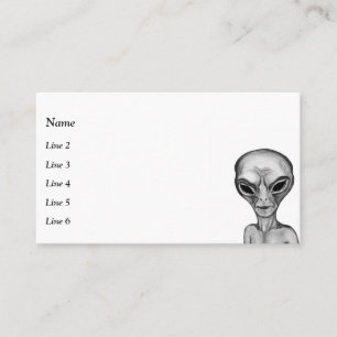 Grey Alien Business Card