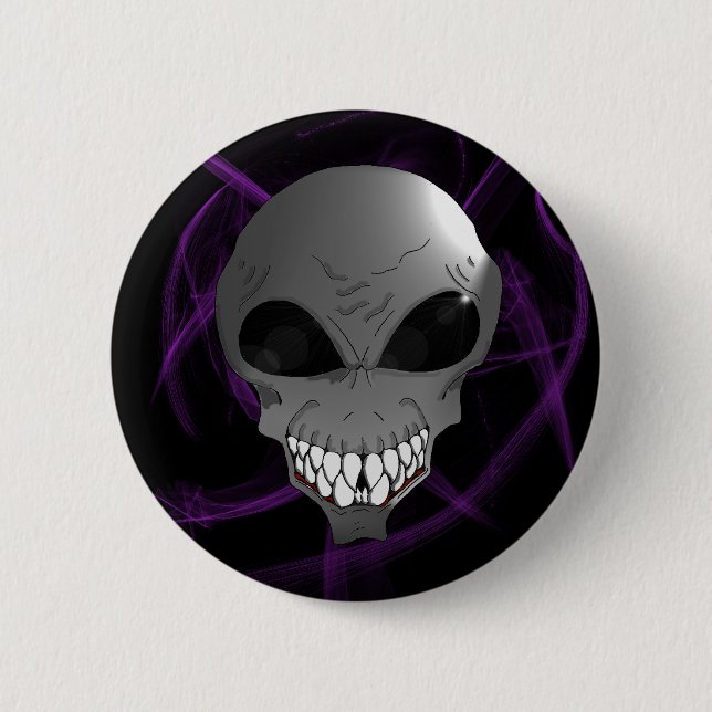 Grey alien button (Front)