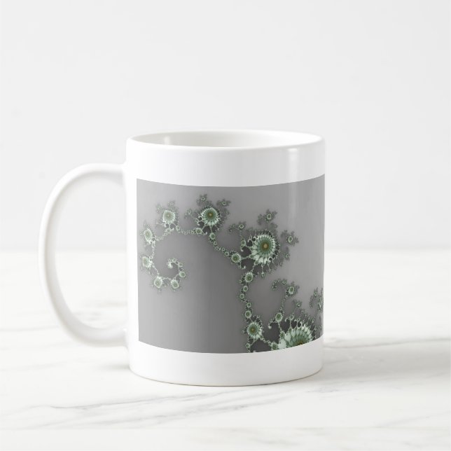 Grey Alien - Fractal Mug (Left)