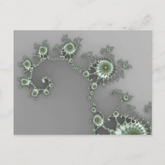 Grey Alien - Fractal Postcard