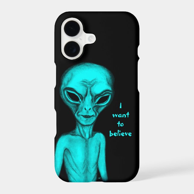 Grey Alien , I want to believe (Back)