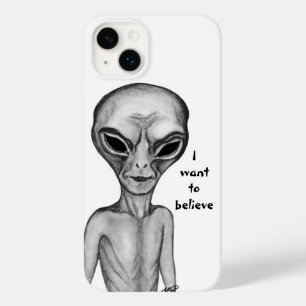 Grey Alien , I want to believe Case-Mate iPhone 14 Plus Case