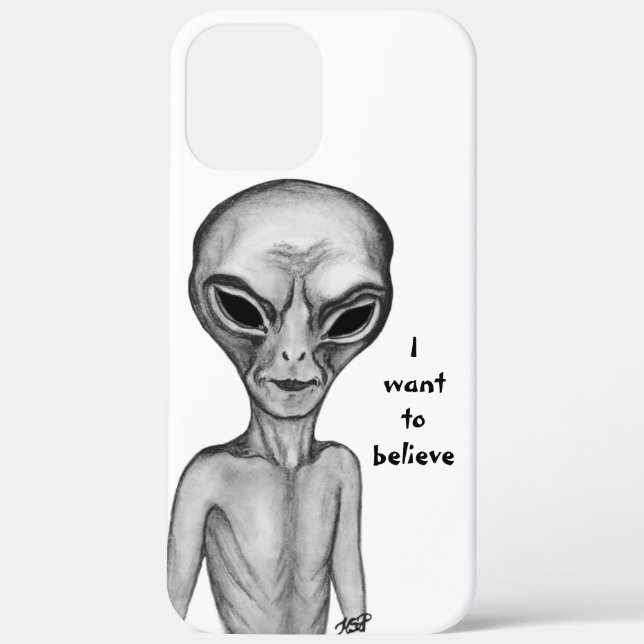 Grey Alien , I want to believe Case-Mate iPhone Case (Back)
