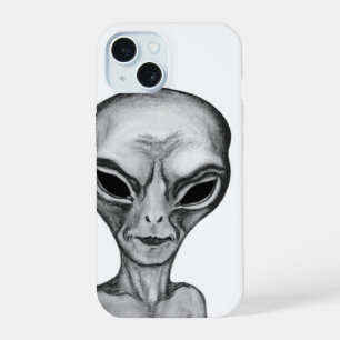 Grey Alien , I want to believe iPhone 15 Case