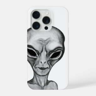 Grey Alien , I want to believe iPhone 15 Pro Case