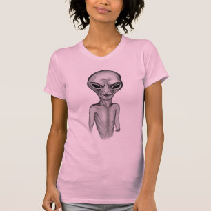 Grey Alien , I want to believe T-Shirt