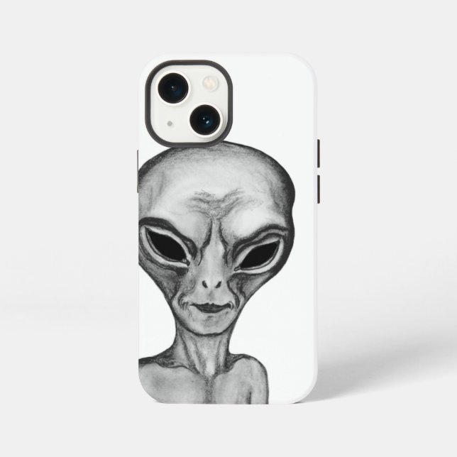 Grey Alien iPhone Case (Back)