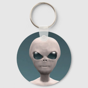 Grey Alien Key Ring
