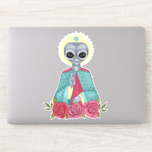 Grey Alien Sticker