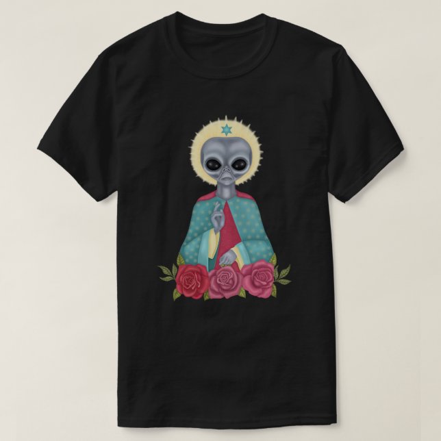Grey Alien T-Shirt (Design Front)