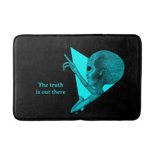 Grey Alien, the truth is out there Bath Mat