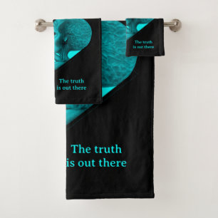 Grey Alien, the truth is out there Bath Towel Set