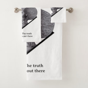 Grey Alien, the truth is out there Bath Towel Set