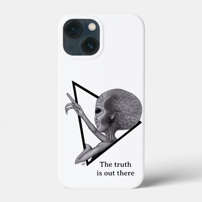 Grey Alien, the truth is out there Case-Mate iPhone Case (Back)