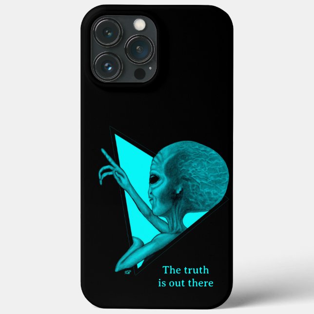 Grey Alien, the truth is out there Case-Mate iPhone Case (Back)