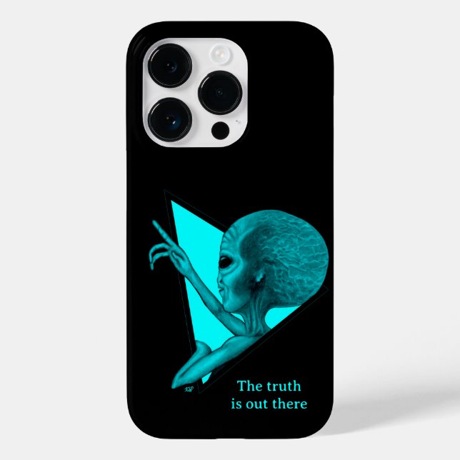 Grey Alien, the truth is out there Case-Mate iPhone Case (Back)