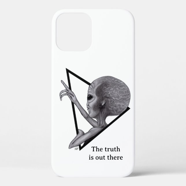Grey Alien, the truth is out there Case-Mate iPhone Case (Back)