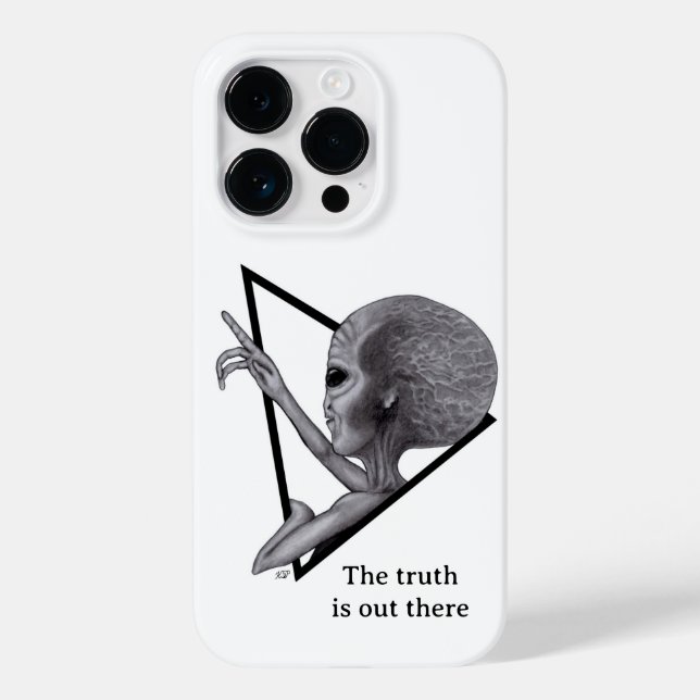 Grey Alien, the truth is out there Case-Mate iPhone Case (Back)