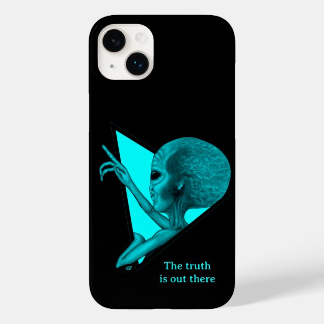 Grey Alien, the truth is out there Case-Mate iPhone Case (Back)