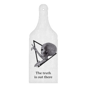 Grey Alien, the truth is out there Cutting Board