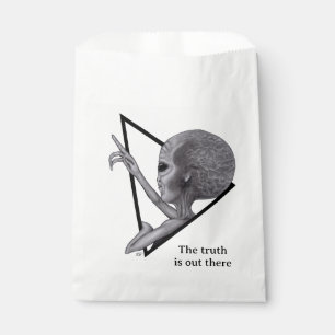 Grey Alien, the truth is out there Favour Bags