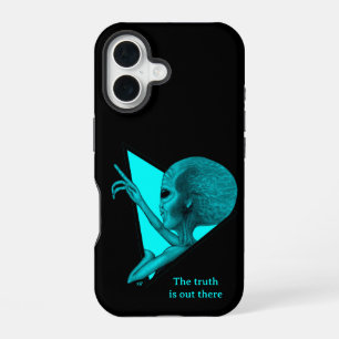 Grey Alien, the truth is out there iPhone 16 Case