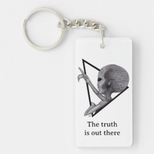 Grey Alien, the truth is out there Key Ring