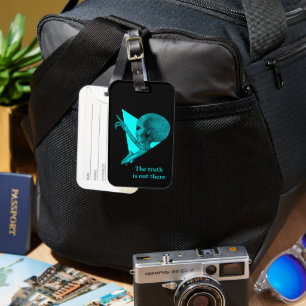Grey Alien, the truth is out there Luggage Tag