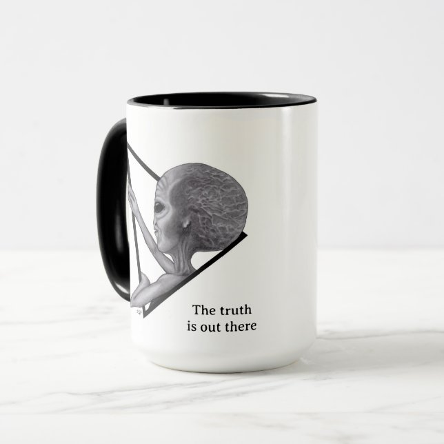 Grey Alien, the truth is out there Mug (Front Left)