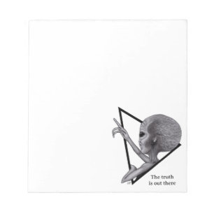 Grey Alien, the truth is out there Notepad