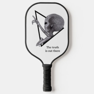 Grey Alien, the truth is out there Pickleball Paddle