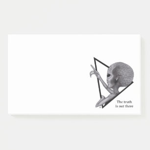 Grey Alien, the truth is out there Post-it Notes