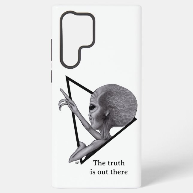 Grey Alien, the truth is out there Samsung Galaxy S22 Ultra Case (Back)