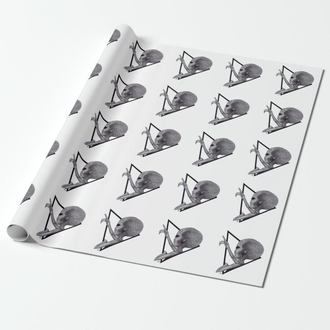 Grey Alien, the truth is out there Wrapping Paper (Unrolled)