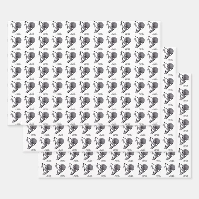 Grey Alien, the truth is out there Wrapping Paper Sheet (Set)