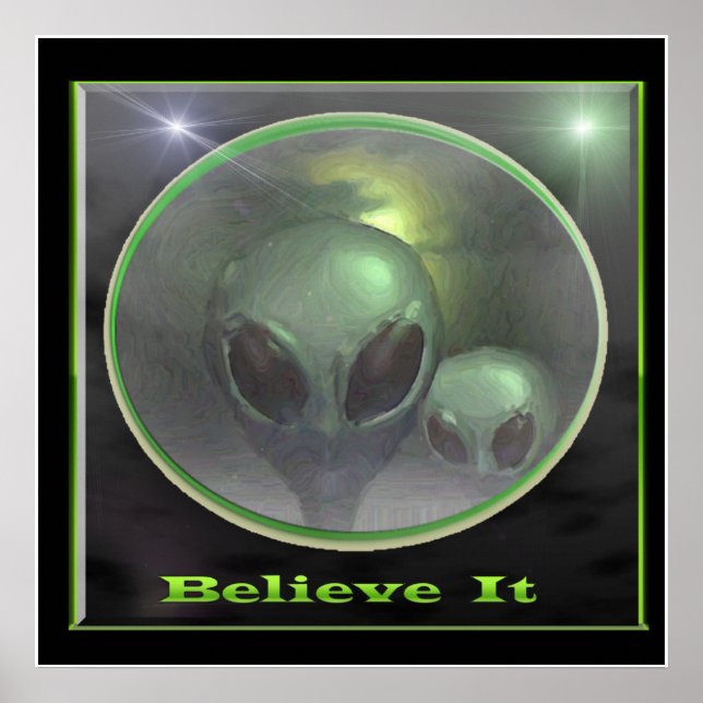 Grey aliens poster (Front)