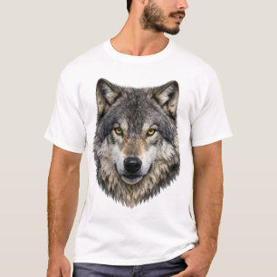 Grey Alpha Wolf Tee
