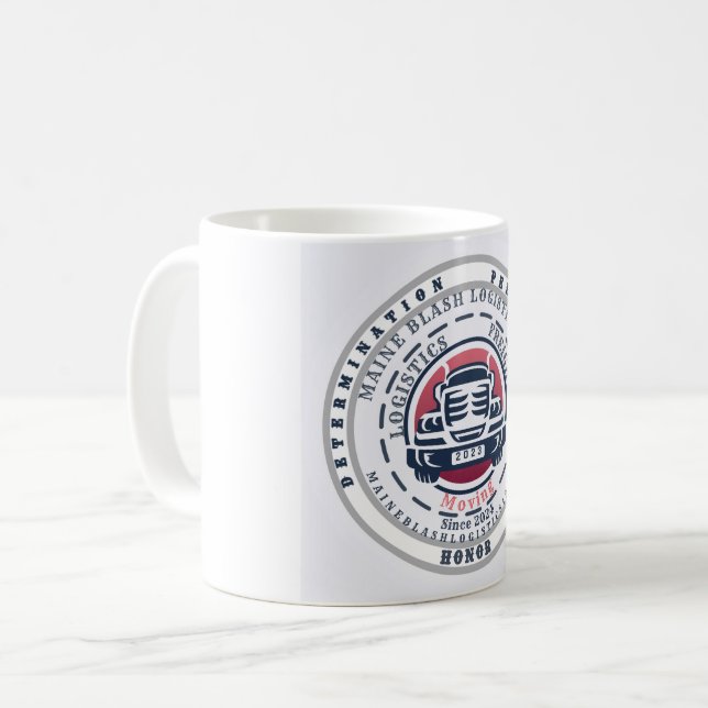 Grey alternate Logo Coffee Mug (Front Left)