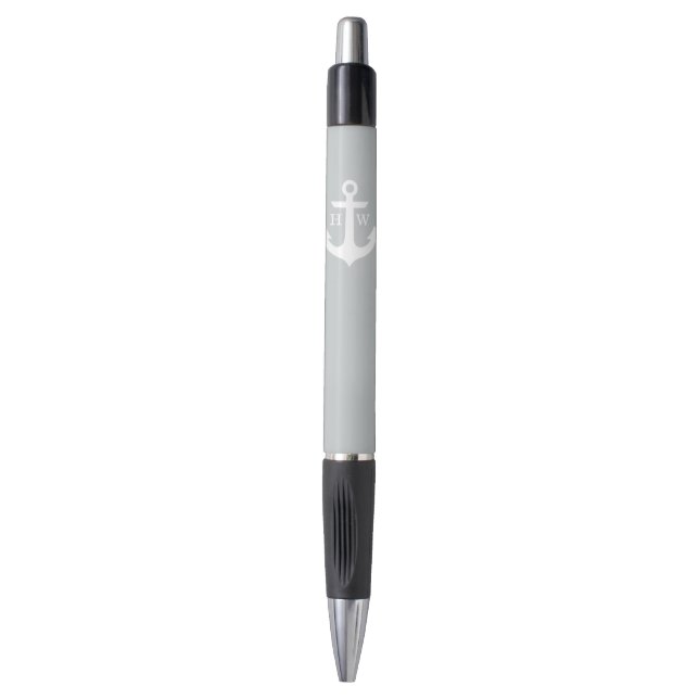 Grey Anchor Monogrammed (Front Vertical)