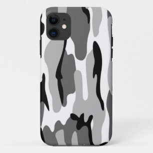 Grey And Black Camouflage iPhone 5G Case
