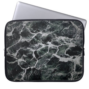 Grey and black painting laptop sleeve