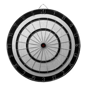 Grey and Black Regulation Dart Board