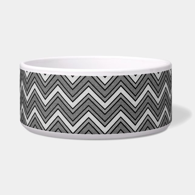 Grey and black sketch chevron (Front)