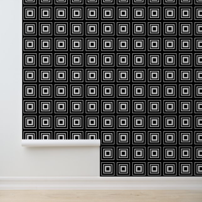 Grey and Black Square Shape - BG Changeable Wallpaper (Application)