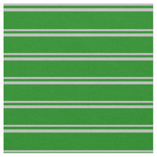 Grey and Green Coloured Lined/Striped Pattern Fabric